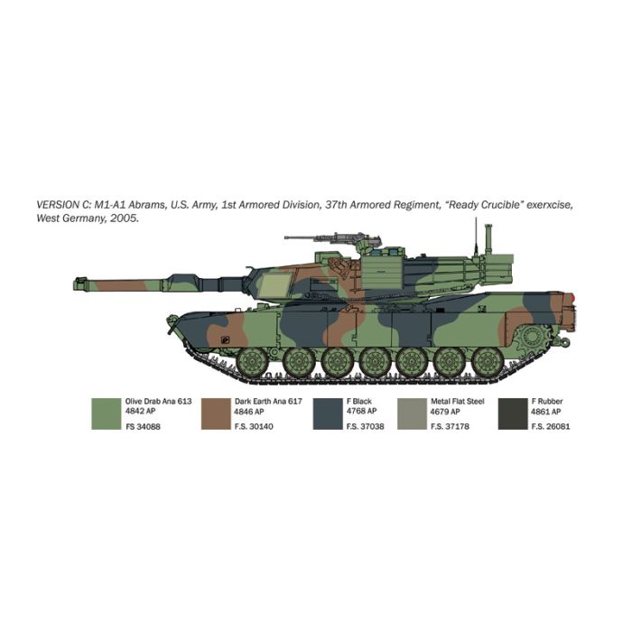 1/35 Kit Italeri M1A1 Abrams 35108