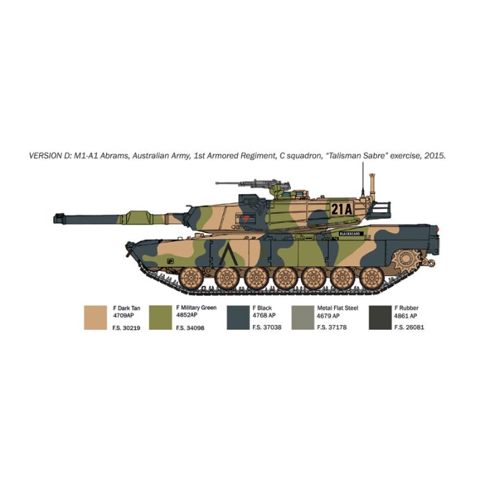 1/35 Kit Italeri M1A1 Abrams 35108